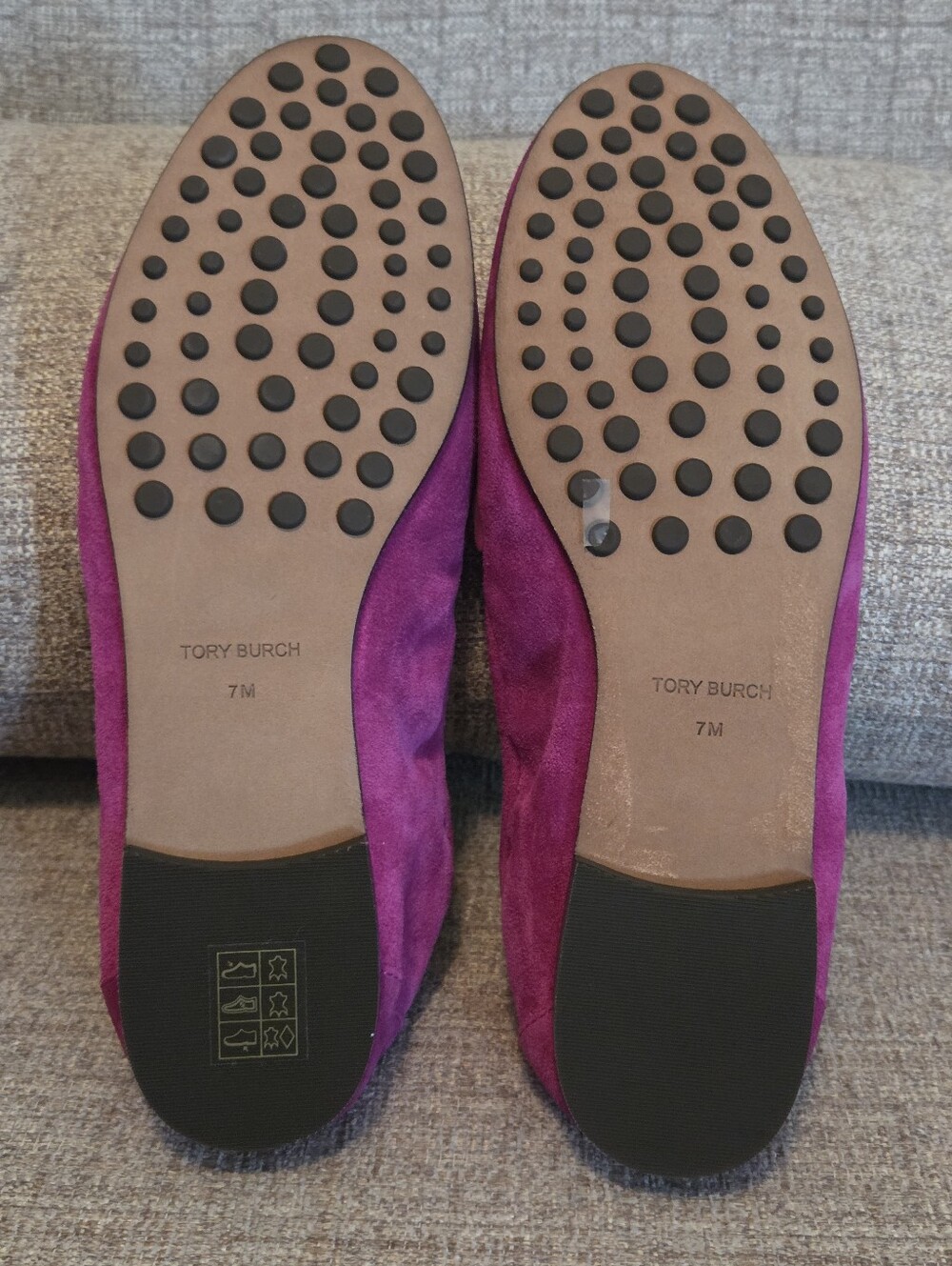 NEW TORY BURCH SIZE 7 FUSCHIA BALLET LOAFER - Picture 5 of 6